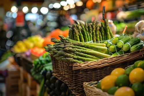 植物绿色食品蔬菜芦笋图片摄影图 广告素材 下载至来源处